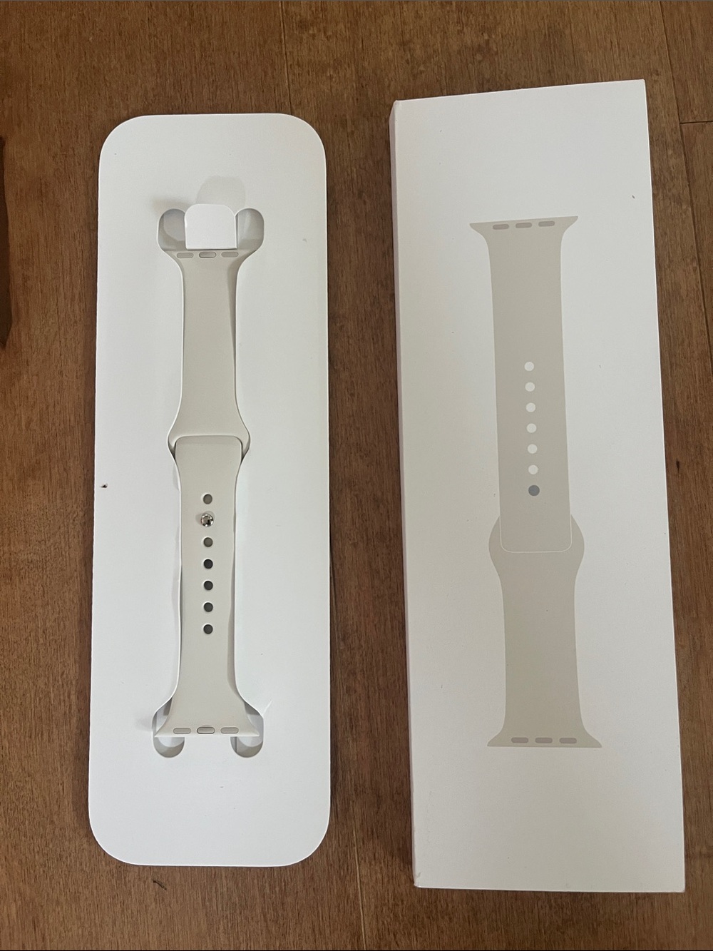 Apple Silicone Sport Watch Band - Light Beige/Tan